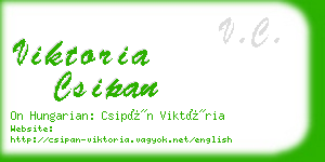 viktoria csipan business card